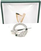 Tara Brooch with Green stones image