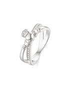 CZ cross over Claddagh Ring
