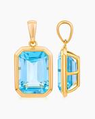 Burren - Lagoon Blue Topaz Medium Pendant