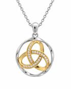 Circle Two Tone Celtic Pendant image