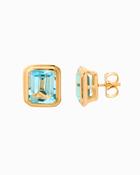 Burren - Lagoon Blue Topaz Earrings
