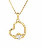 G/PL Claddagh Heart Pendant image