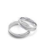 5mm Wide Matt Ring With Wave Design image