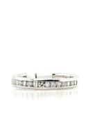 Alternating Brilliant and baguette cut diamond band image