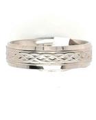 Celtic Wedding Band with bevelled edge image