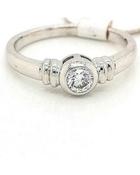 Brilliant Cut Rub Over setting Ring image