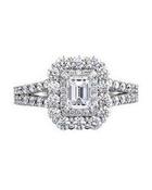 Rectangular Double Halo 1.50ct image