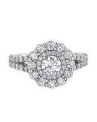 Round Double Halo Solitaire image