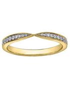 Cut Out Ladies Diamond Band .20ct image