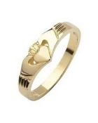 10ct yellow gold elegance Claddagh design ring - Price on request image