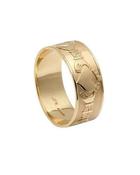 Gents Extra Wide Claddagh Wedding Band image