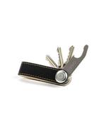 Black With Tan Stitching Leather Orbitkey