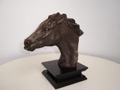 "Free As The Wind" Horse bust. image