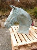 "Tacked And Ready" Horse bust with bridle.