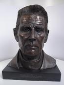 "Samuel Beckett" Life size sculpture bust of Irish writer S.Beckett. image