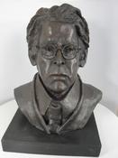 "W.B.Yeats" Lifesize bust sculpture of Irish writing legend image