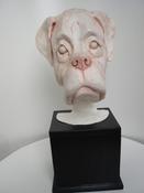 "Boxer" Boxer dog bust sculpture image