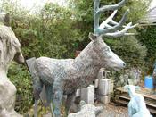 " The Monarch Stag "  Deer stag sculpture. image