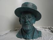 " James Joyce " sculpture bust of J.Joyce image
