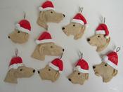 Wolfhound Christmas Decorations image
