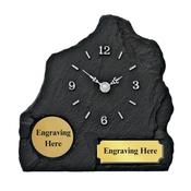 Slate Effect Clock 1 with Custom Engraving