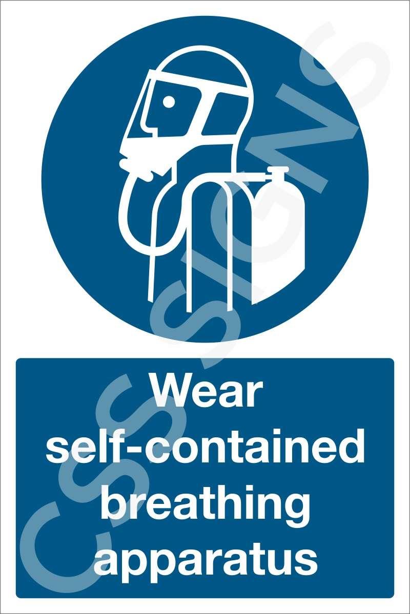 Wear Self-Contained Breathing Apparatus Sign in Dublin | GetLocal Ireland