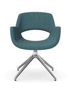 FIELDER - Chair, Pyramidal Aluminium Base