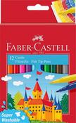Faber-Castell Colour Felt Tip Pens (Pck 12) image