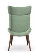 HARPA - Wingback Chair, 4 Wooden Legs