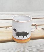 Dog Handthrown Espresso Cup image