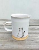 Cat Handthrown Mug image