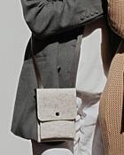 Light Grey Felt Crossbody Bag image