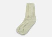 White Natural Wool Socks image