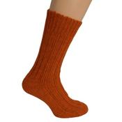 Burnt Orange Natural Wool Socks image