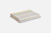 Lemon Striped Kileen Lambswool Baby Blanket image