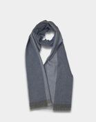 Azure Tweed Merino Lambswool Scarf image