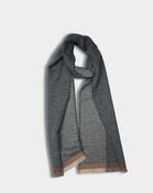 Black/Autumn Tweed Merino Lambswool Scarf image