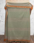 Fern Stripe Heron Lambswool Throw Blanket image