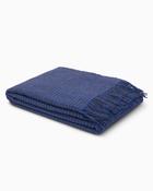 LIMITED EDITION - Cobalt Irish Wool Throw Blanket