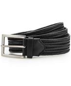 Leather braid belt image