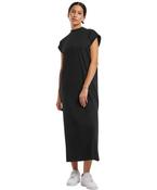 Women’s long extended shoulder dress image