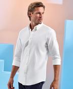 Men’s cotton long sleeve Oxford shirt image