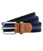Two-colour stripe braid stretch belt image