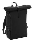 Block roll-top backpack
