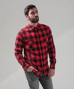 Checked flannel shirt image