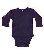 Baby long sleeve kimono bodysuit image