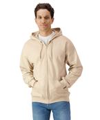 Softstyle™ midweight fleece adult full-zip hooded sweatshirt