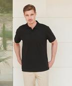 Stretch piqué polo shirt image