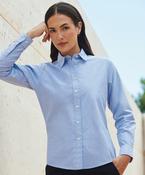 Women's classic long sleeve Oxford shirt image