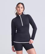Women's cool ½ zip sweatshirt image